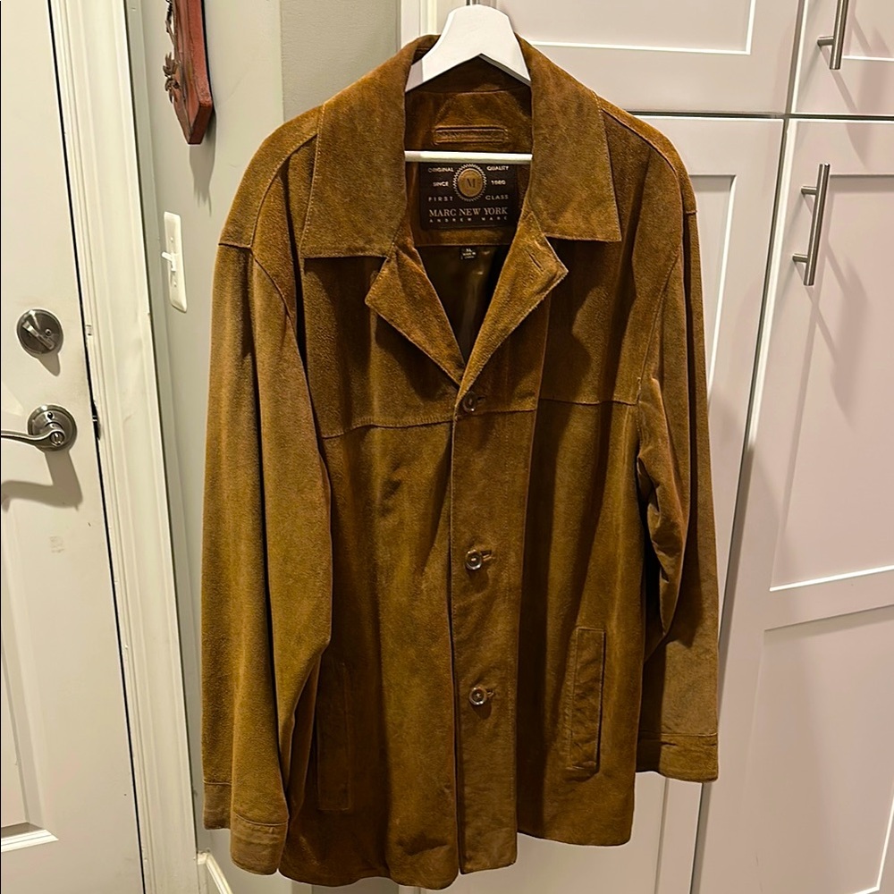 Men’s XL Brown Suede Jacket